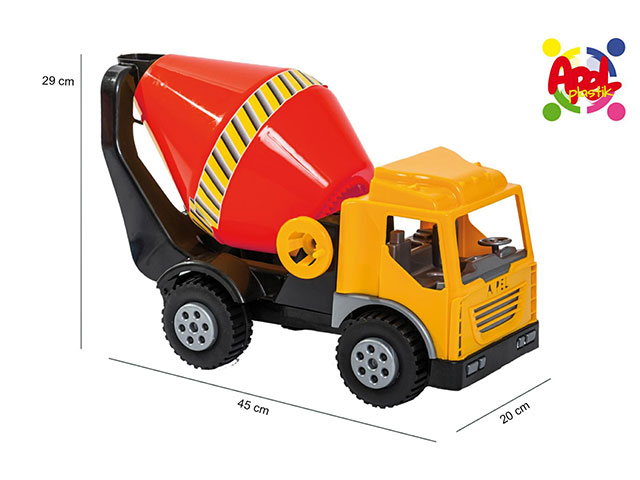 MEZZI DA LAVORO CAMION BETONIERA CM.40 IN RETINA 11421 APEL
