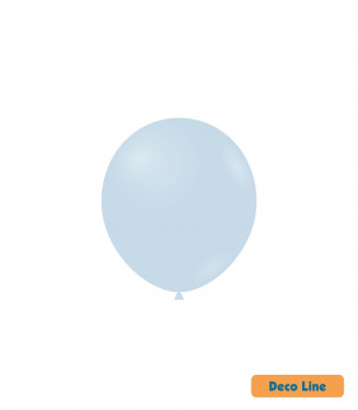 PALLONCINI DECO LINE PROFES. PASTELLO 5 POLLICI CM.13 CONF.100PZ. AZZURRO POLVER