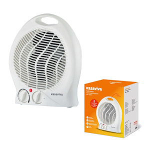 TERMOVENTILATORE DA TAVOLO 2 POTENZE BIANCO 2000 WATH SCIROCCO KASAVIVA