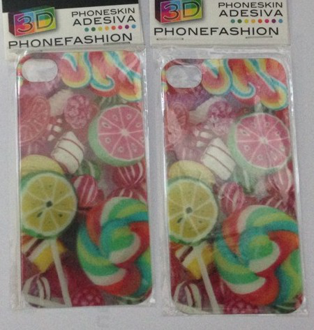 skin adesiva 3D iphone 5 e 5S frutta