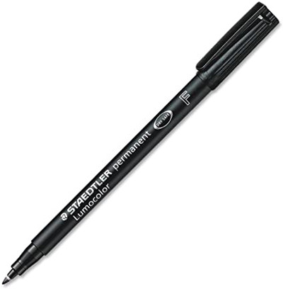 PENNARELLO STAEDTLER LUMOCOLOR 318 PUNTA F NERO pezzi 10