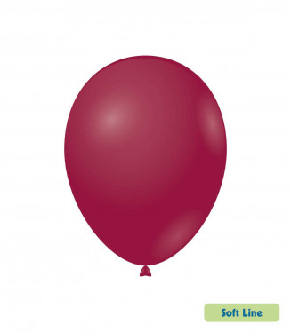 PALLONCINI 12 POLLICI CM.30 ROSSI CRANEBERRY 138 PASTELLO CONF.50PZ. SOFTLINE