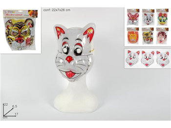 MASCHERA ANIMALETTI IN PLASTICA