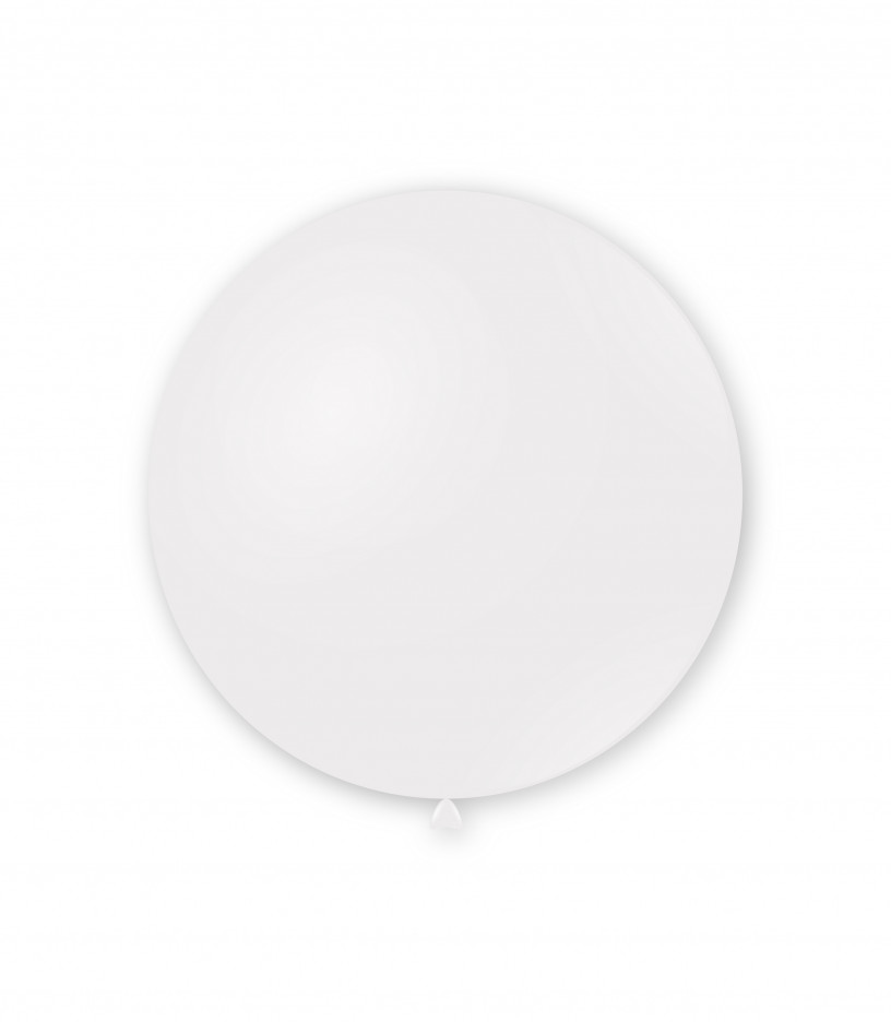 PALLONCINI 15 POLLICI CM.38 CONF.50PZ. BIANCO 10 PASTELLO