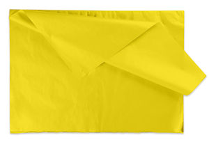 CARTA VELINA IN FOGLI CONFEZIONE 24FF CM.50x76 DA 20GR. GIALLO