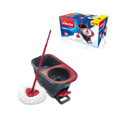 PAVIMENTO SECCHIO ROLL MOP  16LT. CON MANICO H.125CM. TURBO SMART VILEDA