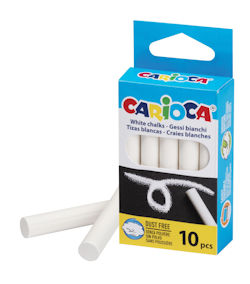 GESSETTI PER LAVAGNA CONF.10PZ. BIANCHI CARIOCA