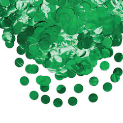 CORIANDOLI IN FOIL TONDI CM.2 METAL GR.50 VERDI BIGPARTY
