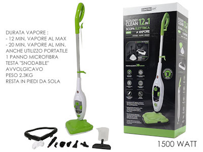 SCOPA ELETTRICA A VAPORE 1500W 874701 DICTROLUX