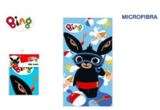TELO MARE BAMBINO PERSONAGGIO CM.70x140 BING IN MICROFIBRA EOLD.
