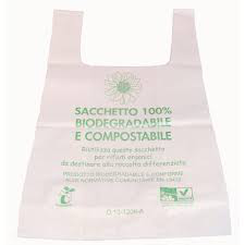 BUSTA SHOPPER BIO COMPOSTABILE pz.500 27x50gr.7 MEDIA