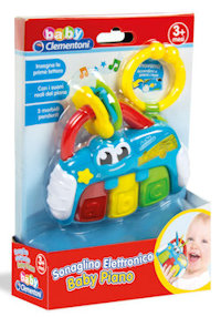 SONAGLINO BABY PIANO ELETTRONICO INTERATTIVO 3+ MESI 17221 CLEMENTONI
