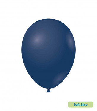 PALLONCINI 12 POLLICI CM.30 BLU MIDNIGHT 137 PASTELLO CONF.50PZ. SOFTLINE