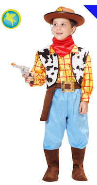 COSTUME COW BOY 3/4 ANNI DI PEGASUS 0019