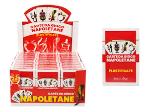 CARTE DA GIOCO NAPOLETANE PLASTIFICATE ECONOMICHE MAZ
