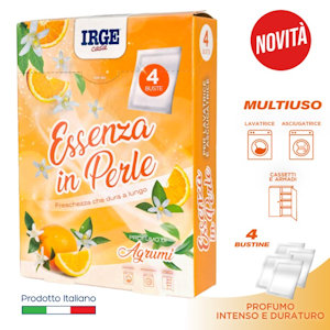 BUCATO PERLE DI PROFUMO ESSENZA MULTIUSO AGRUMI CONF.4PZ. IRGE