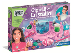 SCIENZA E GIOCO GIOIELLI DI CRISTALLO 8+ ANNI 19433 CLEMENTONI