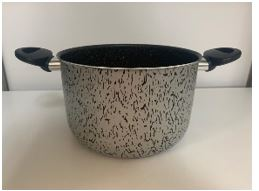 PENTOLA ALLUMINIO GREYSTONE CM.20 MANICI 2 POT
