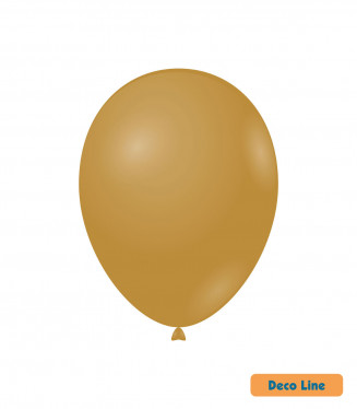 PALLONCINI DECO LINE PROFES. PASTELLO 12 POLLICI CM.30 CONF.50PZ. MARRONE MOKA