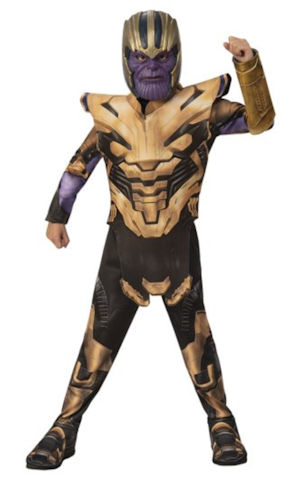 COSTUME PERSONAGGIO THANOS ENDGAME TAGLIA S 3/4 ANNI