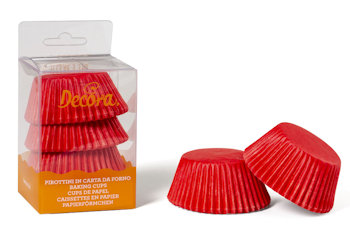 PIROTTINI ROSSO 50x32 MM CONF.75PZ. DECORA