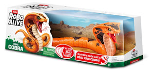 ANIMALI IN SCATOLA SERPENTE INTERATTIVO STRISCIANTE COBRA ROBO ALIVE ZURU 71137