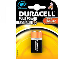 BATTERIA DURACELL PLUS TRANSISTOR 9V ART.1604