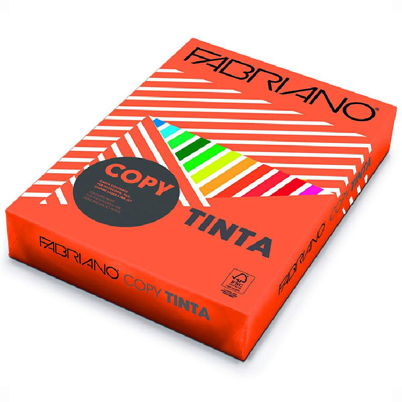 RISMA CARTA A4 160GR. ARANCIO 250FF. FABRIANO