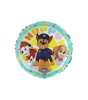 PAW PATROL PALLONCINO MYLAR TONDO DIAM.CM.45 POLLICI 18 ROCCA