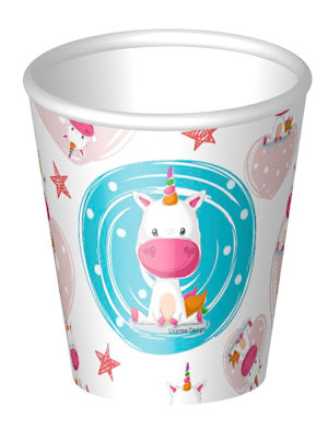 UNICORNO BICCHIERI CC.200 CONF.6 PZ. SWEEPING