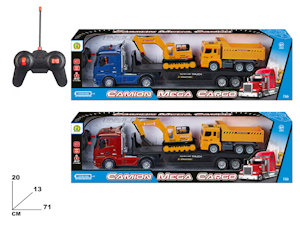 CAMION DA LAVORO BISARCA RADIO COMANDO CON MEZZI CANTIERE CM.71x20 MAZ.