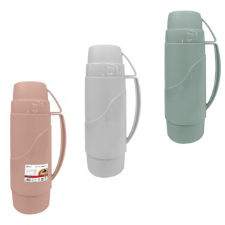THERMOS IN PLASTICA VETRO 1 LT. COLORATO SHABBY KASAVIVA