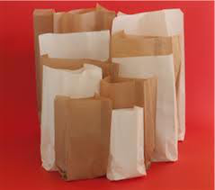 ALIMENTARE sacchetto pane bianco liscio 14x28 kg.10