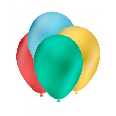 PALLONCINI 12 POLLICI METAL CM.30 CONF.100PZ. ASSORTITI