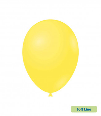 PALLONCINI 12 POLLICI CM.30 GIALLO 132 PASTELLO CONF.50PZ. SOFTLINE