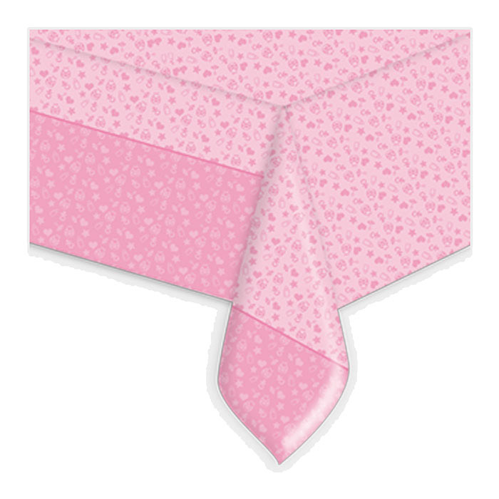 BENVENUTA TOVAGLIA IN PLASTICA CM.140x270 ROSA BIGPARTY