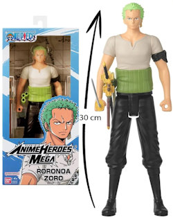 ONE PIECE PERSONAGGIO CM.30 RORONOA ZORO 38332