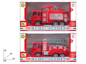 POMPIERI CAMION A FRIZIONE CM.25 SCATOLATO MAZ