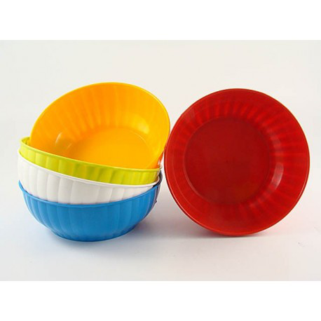 INSALATIERA IN PLASTICA D.30 BIANCA ECOPLAST