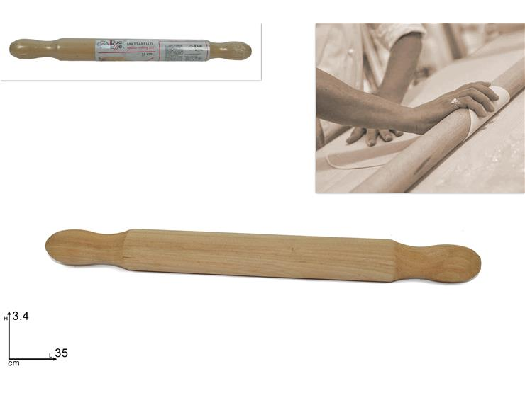 MATTARELLO IN LEGNO CM.35 DUESSE