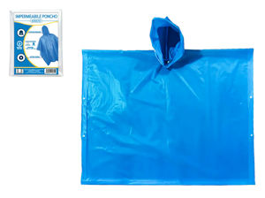 PONCHO IMPERMEABILE ADULTO CM.100x130 VESTE CORTO MAZ