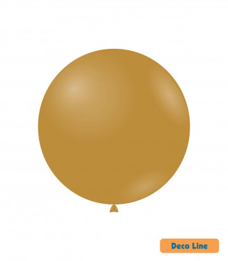 PALLONCINI DECO LINE PROFES. PASTELLO 18 POLLICI CM.46 CONF.20PZ. MARRONE MOKA