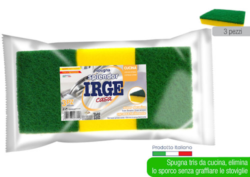 SPUGNA ABRASIVA SPLENDOR IRGE SET.3PZ.