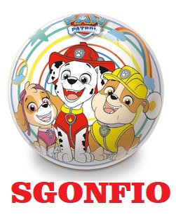PALLONE D.230 PVC PERS. M. PAW PATROL SGONFIO MONDO 26017
