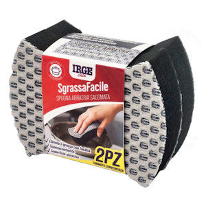 SPUGNA ABRASIVA SGRASSAFACILE SAGOMATA CONF.2PZ. IRGE