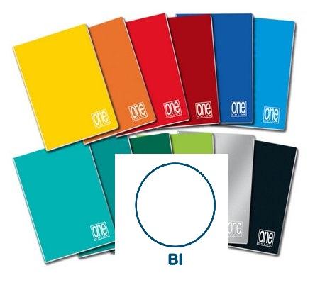 QUADERNONE 80gr. ff.20+1 FOGLIO BIANCO ONE COLOR PEZZI 10