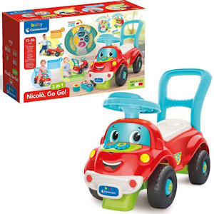 PRIMI PASSI NICOLO' GO GO 3 IN 1 INTERATTIVO 12-36 MESI 17747 CLEMENTONI