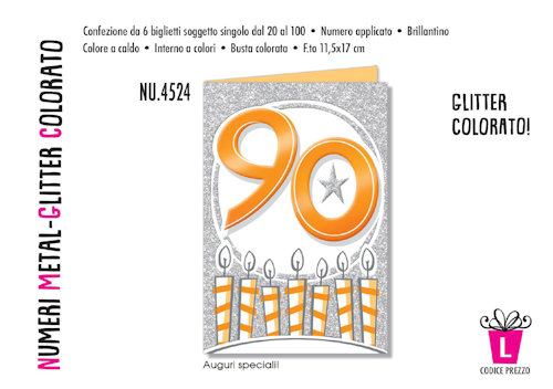 BIGLIETTI 90 ANNI NU.4524 PEZZI 6