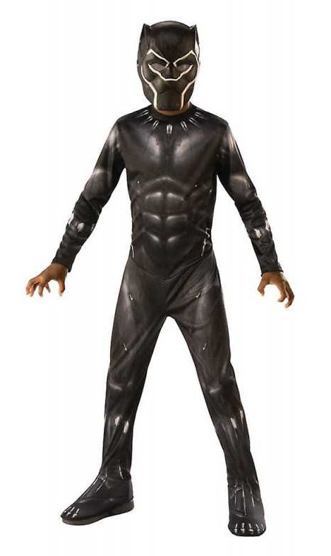COSTUME PERSONAGGIO BLACK PANTHER ENDGAME TAGLIA S 3/4 ANNI