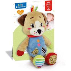 BABY PELUCHE CAGNOLINO PET THE PUPPY 0+ MESI 17905 CLEMENTONI